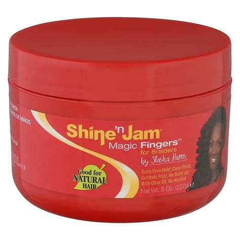 Ampro shine n jam magic fingers setting mousse for braiders